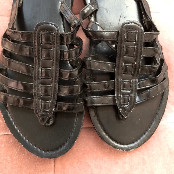 ESNY vintage Women's flat Thong gladiator slide Sandals size6 * rare find* EUC - Picture 5 of 11